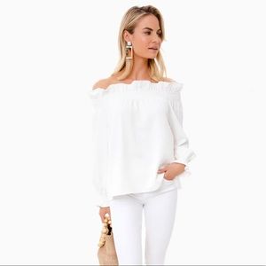 Tuckernuck White Off the Shoulder Marguerite Top